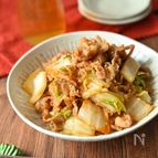 ごま油香る 旨辛豚バラ白菜