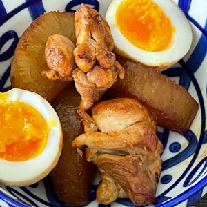 とーるじーじの作ってみた!投稿(誰でも簡単！味しみ《こってり♡鶏たま大根》)