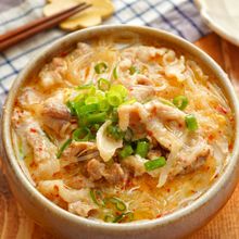 体ぽかぽか！とんこつラーメン風スープ