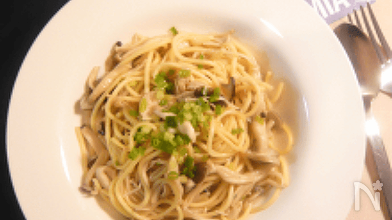 285kcal】ヘルシーきのこ麺の和風パスタ | レシピサイトNadia
