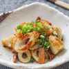 5分！包丁なし｜ちくわとメンマの黒こしょうバター炒めの工程5