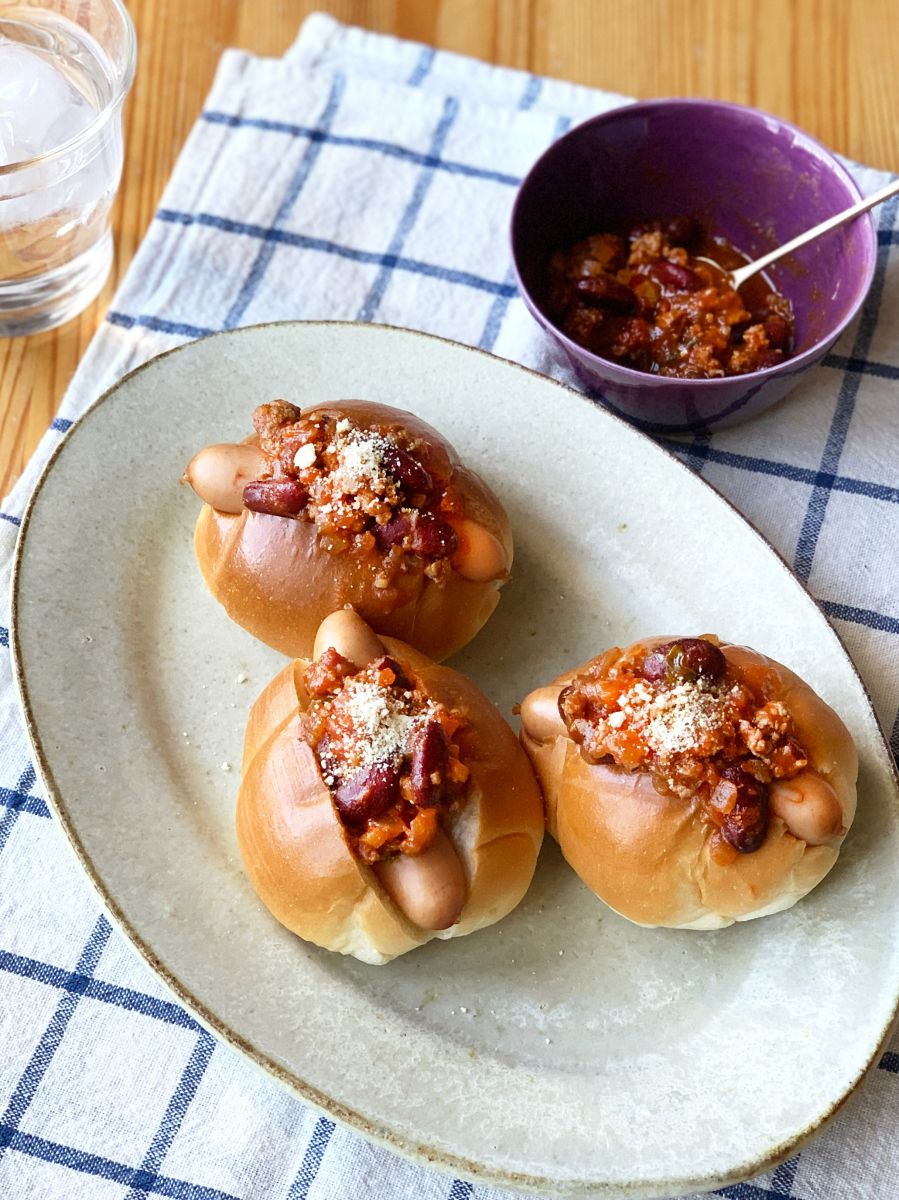 チリチーズドッグキャセロールのレシピ