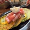 ズッキーニの米粉パンケーキの工程3