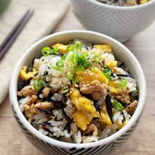 【ふわたまひじきそぼろの混ぜご飯】栄養満点！冷めても美味しい