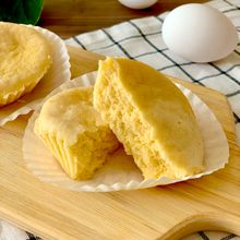 電子レンジですぐできる！【米粉の卵蒸しパン】