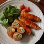 オクラとチーズの肉巻き