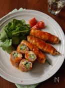 オクラとチーズの肉巻き