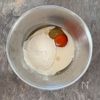 【１歳から】型いらず！簡単りんごケーキの工程2