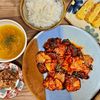 ぴいすけの作ってみた!投稿(【とろ茄子ヤンニョムチキン】甘辛コチュジャンだれが食欲そそる)