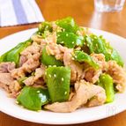 食べ応えバツグン！豚こまピーマンのみそ炒め風