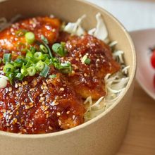 洗い物少なく、簡単に！【ささみソースカツ丼】