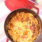 パルメザン香る　スパゲッティーオムレツ