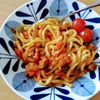 hiro★の作ってみた!投稿(冷凍うどんでかんたん!子どもが喜ぶ!「ナポリタンうどん」)