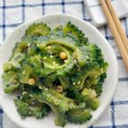 ゴーヤのお茶漬けの素和え
