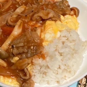 すみれの作ってみた!投稿(【とろたまオムハヤシ】ルウ不要♡胃袋を掴む愛情ごはん♬)