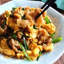 【豚にら玉のオイスター炒め】おうちで本格中華！