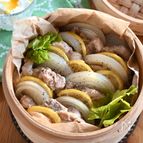 シンプルが１番美味しい♡【鶏と玉ねぎのレモン蒸し】