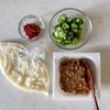 ネバネバ納豆とろろオクラそばの工程1