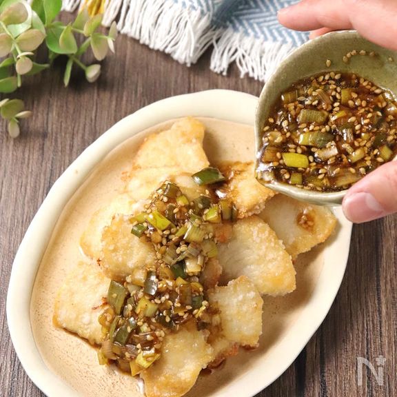 さっぱりねぎダレ♪鶏むね肉のカリカリ焼き