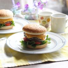 濃厚♪チェダーチーズバーガー♡