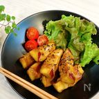 パパッと♪【らくウマ】甘辛うま〜い♡さつまいもの肉巻き