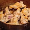 味しみしみ！筍と鶏手羽元の煮物の工程2