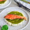 冷凍鮭♪凍ったままムニエルwithジェノベソースの工程5