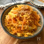 ちくわ入り人参しりしり【電子レンジで下味、時短で美味！】