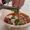 【えのきとニラの肉汁つけそうめん】レンジで簡単！旨すぎるの工程2