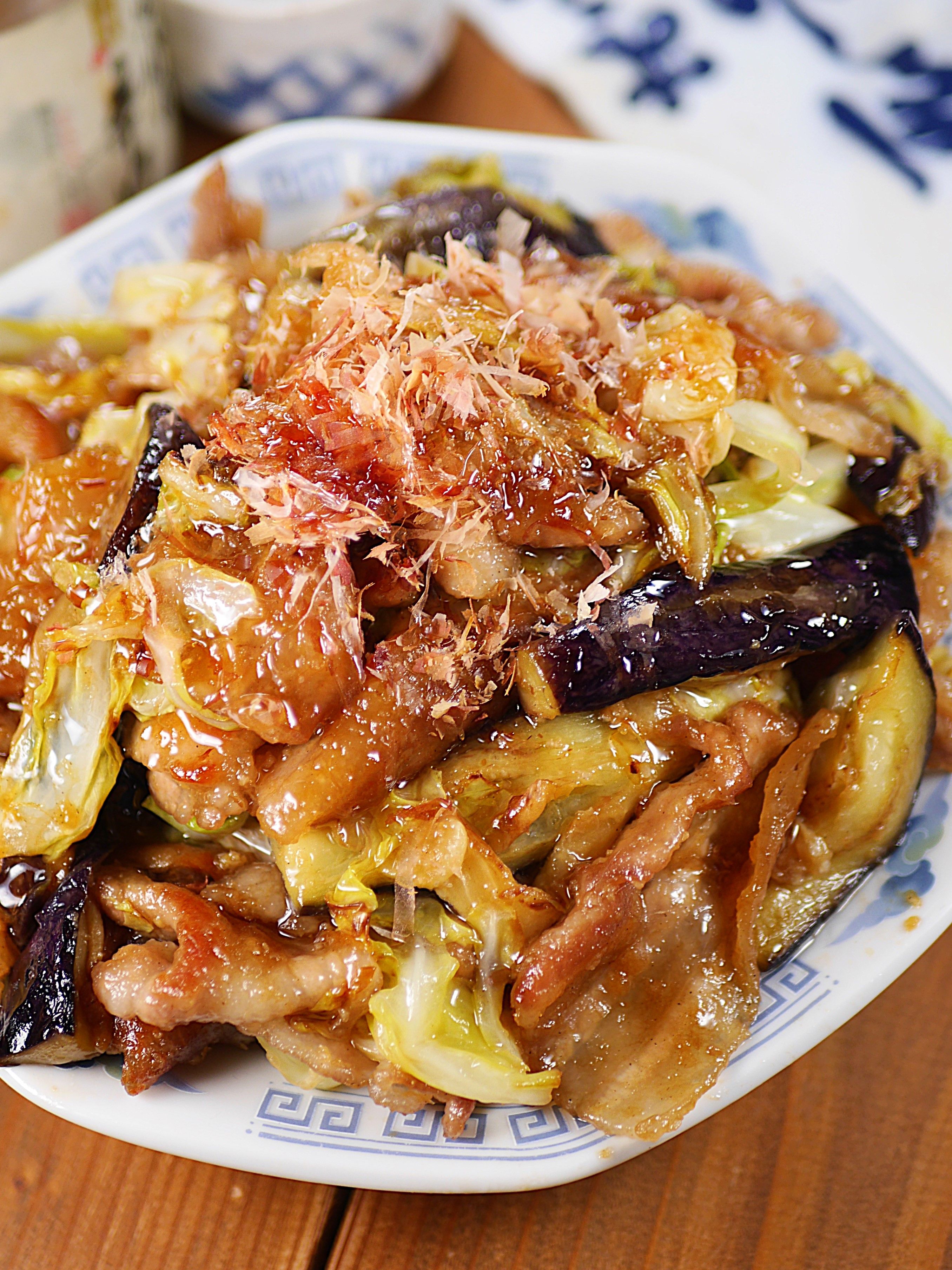 なすキャベツ様　オーダーページ 行列の定食屋さんの🍚豚バラなすとキャベツのおかかポン酢炒め