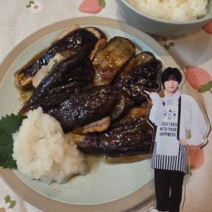 maiの作ってみた!投稿(食欲倍増！【なすと豚バラの梅照り焼き】なすに挟むだけ！)