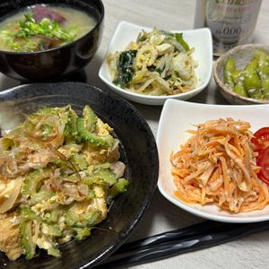 みーこの作ってみた!投稿(ゴーヤが好きになる!厚揚げのゴーヤチャンプルー)