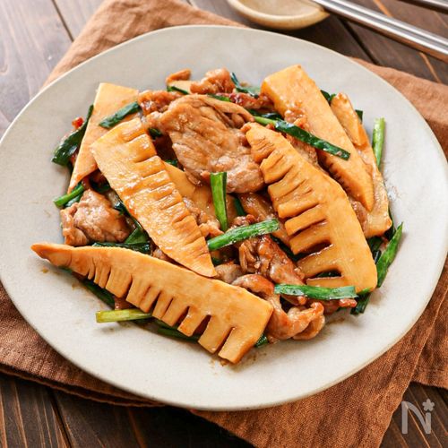 【10分で旨すぎ!豚こまと筍のオイスター旨炒め】お肉しっとり