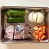 ご飯が進む！ブリとゴロゴロ野菜の黒酢炒めの下準備