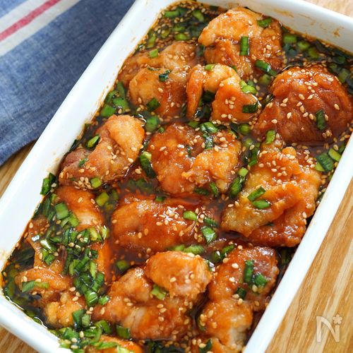 美味しすぎて取り合いになる！チキンのにらだれ
