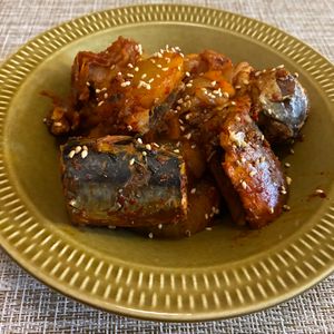 puricoの作ってみた!投稿(サバ缶で作る！コドゥンオジョリム(サバの旨辛煮))