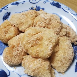 週一だけは頑張ります💦の作ってみた!投稿(【材料4つ】ふるっもちっ♪豆乳わらびもち)
