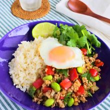 ナンプラー不要!枝豆入り和風ガパオライス
