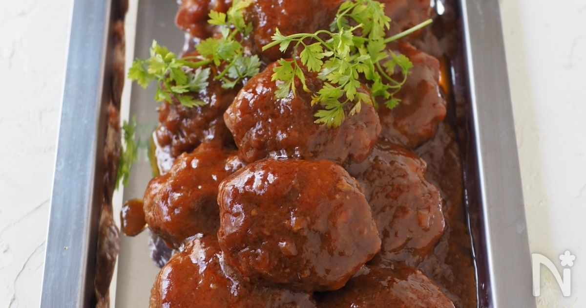 レンジで簡単！お弁当用ミニハンバーグ〜火を使わない・作り置き