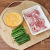 10分で完成！【ふんわり卵のスタミナ豚ニラ炒め】の工程1