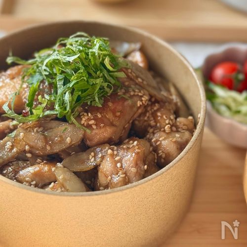 10分で完成！【鶏ごぼう丼】