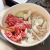 新玉とレンコンの牛肉炒めの工程6