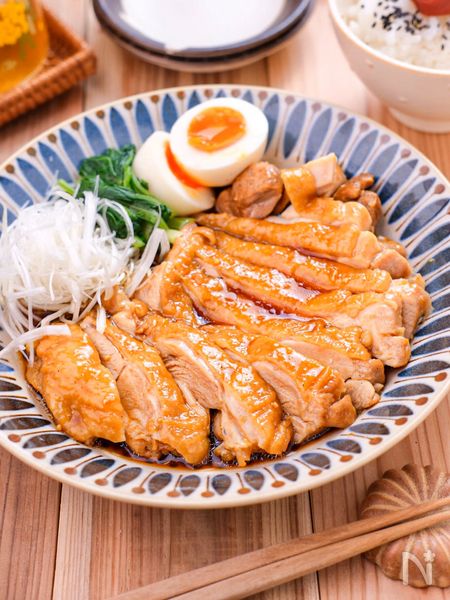 【レンチン鶏チャーシュー】レンジで作るお手軽おかず♡