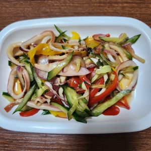 とももの作ってみた!投稿(【夏野菜とイカの和風マリネ】身体もよろこぶ夏のごちそうマリネ)