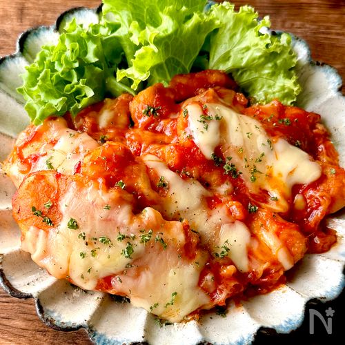 ささみ丸ごと【ささみのケチャップチーズ焼き】子どもも大喜び♪