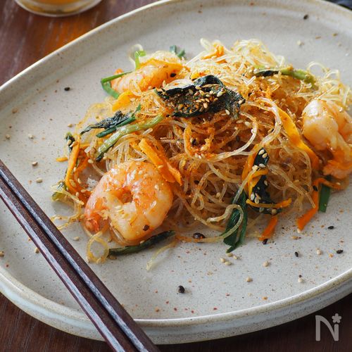 七味と檸檬のビーフン。