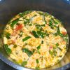 にらたまの作ってみた!投稿(さっぱりな美味しさ♡『ニラとトマトと卵の酸辣湯風』)