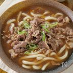体ぽかぽか♡もっちり讃岐と旨味出汁の餡かけ肉うどん