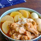 手羽元と大根とゆで卵のおでん風煮