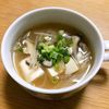 Nao★彡の作ってみた!投稿(5分で完成!【豆腐ともやしと椎茸の中華スープ】旨味たっぷり♡)